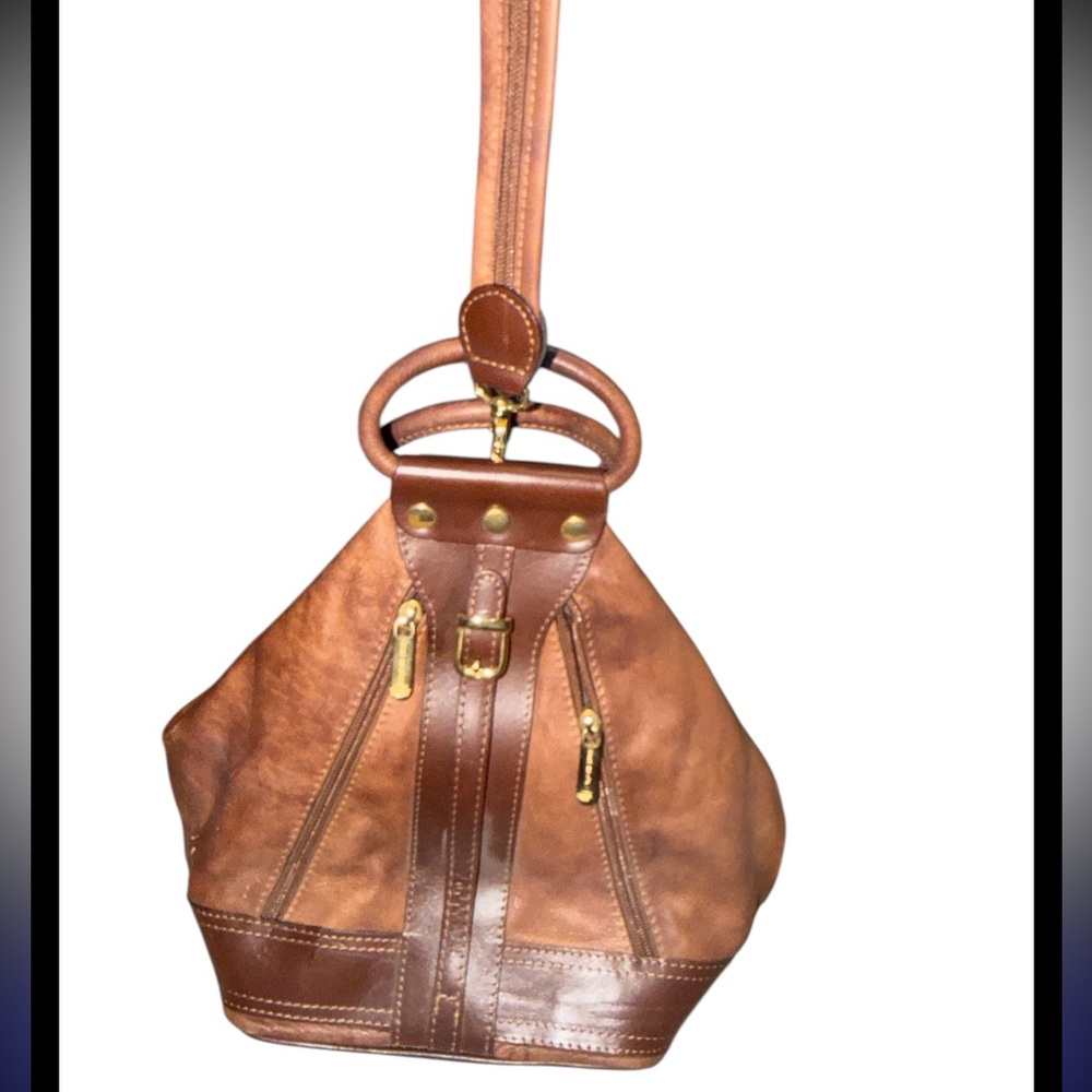 Italian Brown Leather Women's Bag